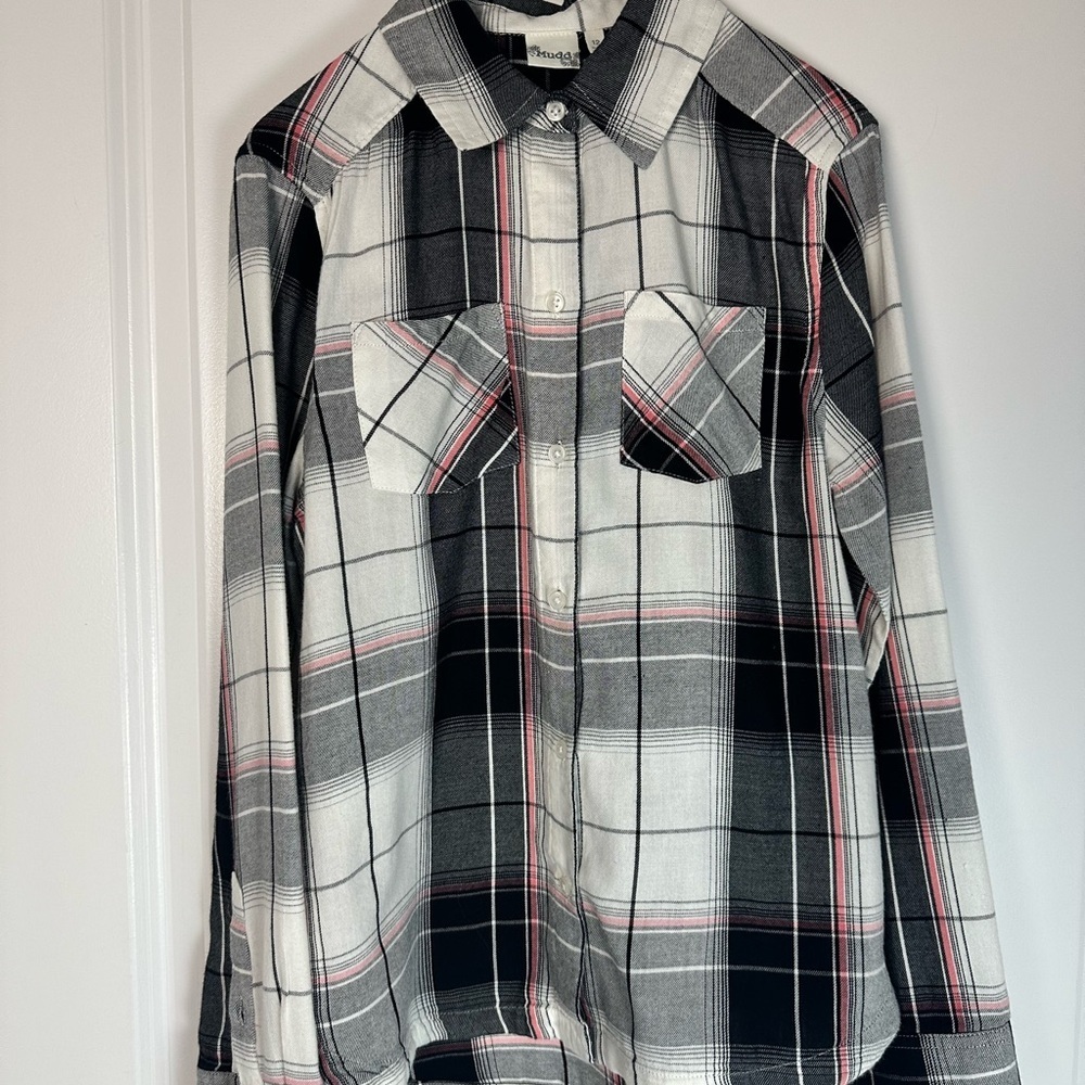 Mudd Girls Flannel Shirt – Size 12 - Picture 5 of 7